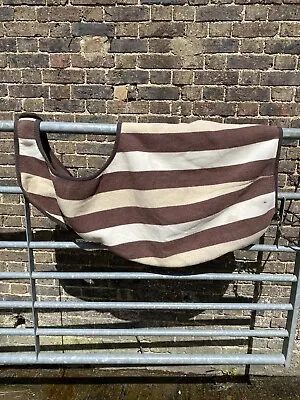 £49.99 • Buy Small 4’3” Horseware Rambo Newmarket Chocolate Stripe Exercise Fleece Wrap Aroun
