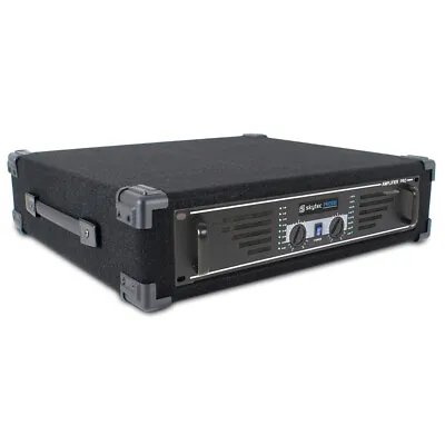 Skytec PA DJ Disco Power Amplifier 2U 19  Protective Rack Mount Portable Case • £199