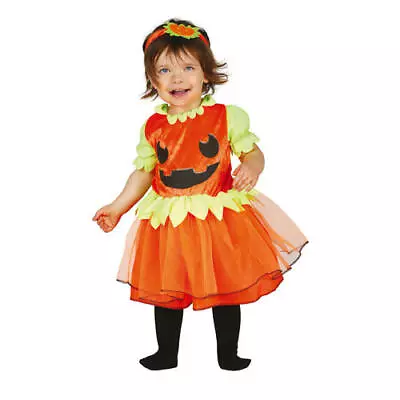 Baby Pumpkin Cute Girls Toddler Halloween Fancy Dress Costume Infant Baby Kids  • £12.99