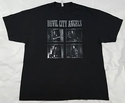 Devil City Angels Shirt Size 2XL Hair Metal Glam Poison L.A. Guns Cinderella • $9.99