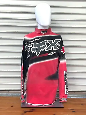 Vintage 1997 FOX Motocross FX Racing Medium LongSleeve Jersey MX Birtbike MOTO-X • $150