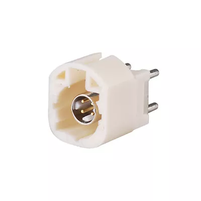 HSD Connector Fakra B Male Plug PCB Mount White For Radio RF Connector Straight • $3.66