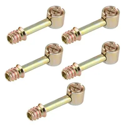 5x Furniture Connection Fixing Nut Connector Cam Cabinet Wood Screw Of • £10.06