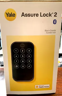 Yale Assure Lock 2 Pushbutton Lock - Black (YRD430-BLE-BSP). NIB. FAST SHIPPING • $90.99