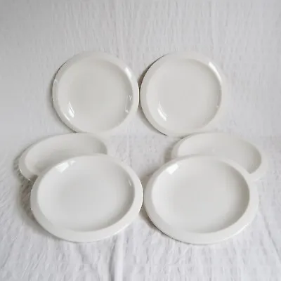 Jamie Oliver Churchill Keeping It Simple White Side Plates X6 21cm • £45