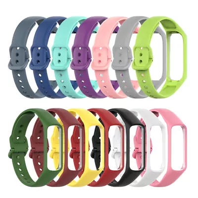 Sport Silicone For Samsung Galaxy Fit 2 SM-R220 Watch Band Replacement Strap • $12.23