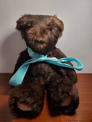 Lux Real Mink Teddy Bear 16  Kathy Bindert Bear Mountain Signed Original • $89.99