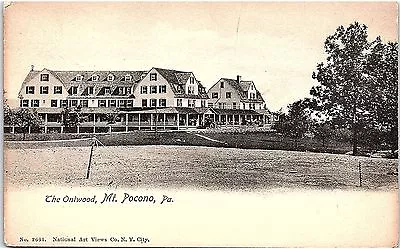 Postcard Mt. Pocono PA The Ontwood UDB Unposted J8 • $8.49