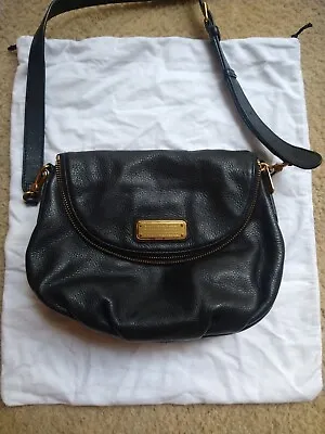 MARC BY MARC JACOBS Classic Q NATASHA Black Crossbody Shoulder Bag • $80