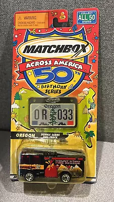 Matchbox Across America 50th Birthday Oregon Dennis Sabre Fire Truck-SEALED • $12.79