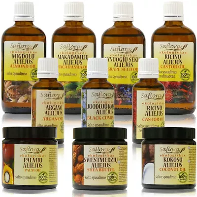 100% PURE ORGANIC VIRGIN CARRIER OILS | Unrefined | Cold Pressed • $4.10