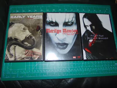 DVD Lot 3 The Early Years Guns God Government Beautiful People Marilyn Manson • $25