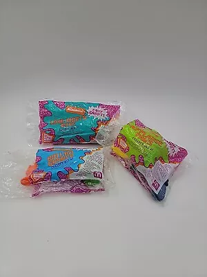 McDonald’s Happy Meal Nickelodeon Game Gadget Lot Of 3 VTG 1992 Toys • $6.98