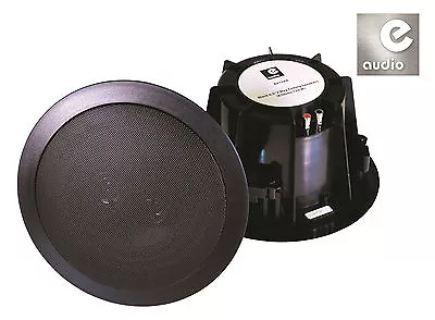 £29.99 • Buy E-audio Domestic & Commercial Use 6.5  2 Way Ceiling Speakers (8 Ohm 120 W) PAIR