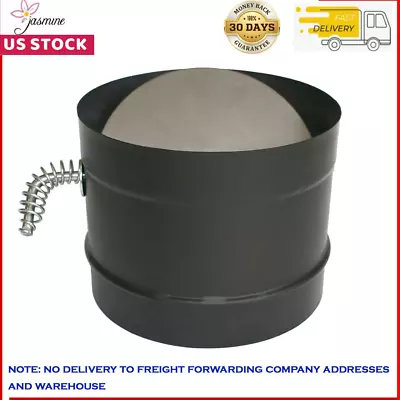 Simpson Duravent Stove Pipe Damper 6  Dia. 24 Ga Cast Iron • $39.25