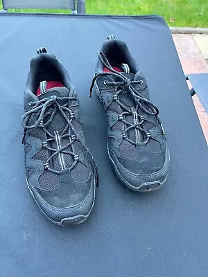 KARRIMOR SUMMIT MEN'S BLACK WALKING TRAIL SHOES Size 11 • £18.50