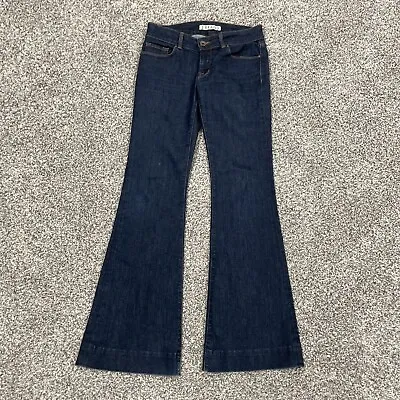 Womens J Brand Denim Blue Jeans Size 27 Flare Dark Wash • $50