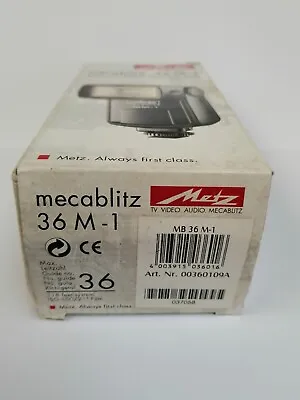 Metz Mecablitz 36 M-1 Zoom Flash For Film Camera ( Universal ) • $25