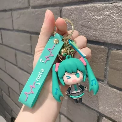 Hatsune Miku Figure Keychain • $7.99