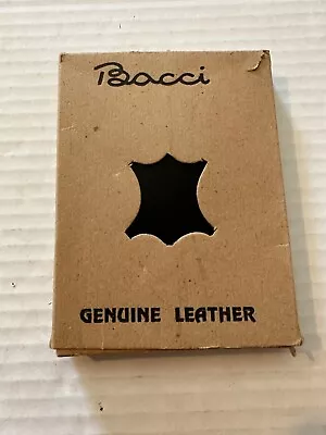 Bacci Genuine Leather Brown Bifold Wallet • $6.99