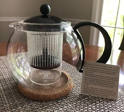 Bodum Assam Tea Press Infuser W Cork Coaster. New No Box • $19.50