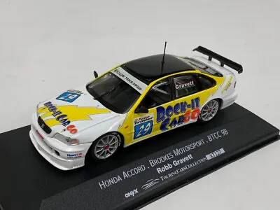 1/43 ONYX IXO  Honda Accord BTCC 1998  Car #29 R.Gravett  XT127  CS2189 • $49.95