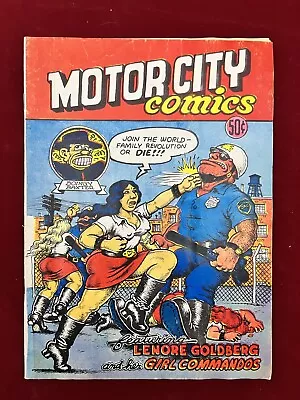 Motor City Comics # 1 Robert Crumb TRUE 1st Print 1969 RARE Underground Comix 🦝 • $110