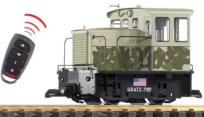 PIKO G Scale ~ New 2024 ~ US Army (USATC) 25-Ton Diesel Battery R/C Sound 38511 • $399.99