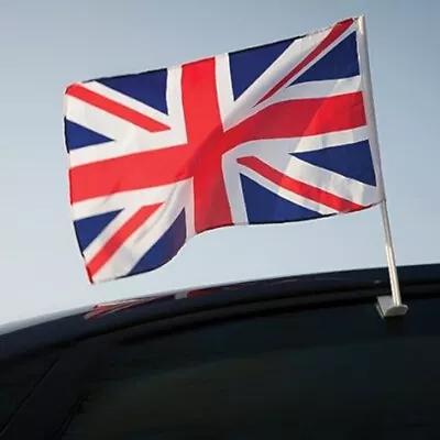 Union Jack - Great Britain - Car Flag /Hand Flag - Pack Of 2 • £5.99