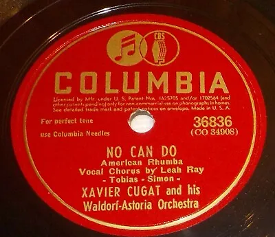 $6.99 • Buy Xavier Cugat W/ Leah Ray 78 You Forgotcha Guitar / No Can Do E8