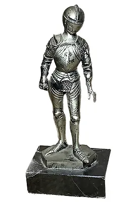 Vintage Fontanini Depose Medieval Knight In Armour Statue Figurine Italy  16cm T • $29.95