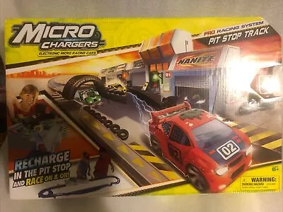 Micro Chargers Electronic Micro Racing Cars Pro Racing System Pit Stop Track  • $149.99