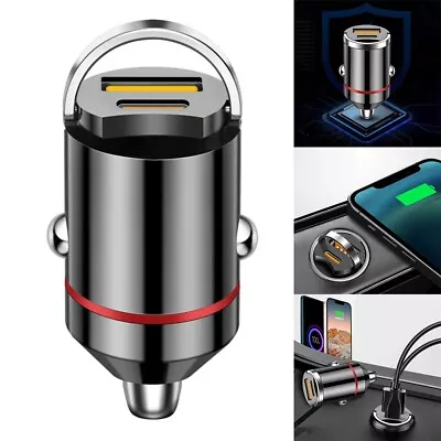 Universal USB Car Charger For Phones And Tablets Intelligent Adaptive Charging • £8.94