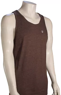 Volcom Solid Heather Tank - Pumice Heather - New • $24.95