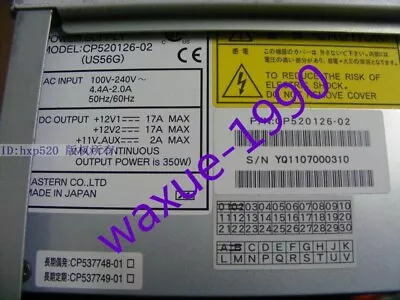 1pcs Used Fujitsu POWER SUPPLY CP520126-02 (US56G) 350W • $269