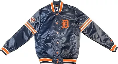 Salesman Sample Mlb Starter Detroit Tigers Satin Bomber Modern Vintage Jacket • $119.99