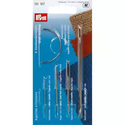 Prym Assorted Craft Needles For Upholstery Leather Sail And Carpet 131107 • £3.90