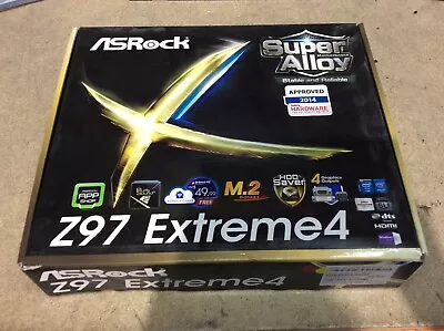 ASRock Z97 Extreme4 Motherboard ATX DDR3 LGA 1150 HDMI DVI DP USB3.1 With Box • $139