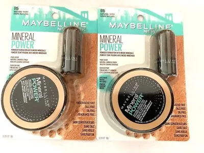 Maybelline Mineral Power Powder Foundation. Natural Ivory. Lot Of 2 • $13.99