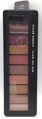 $8.95 • Buy ELF Mad For Matte Eyeshadow Palette 10 Super Pigmented Shades Summer Breeze