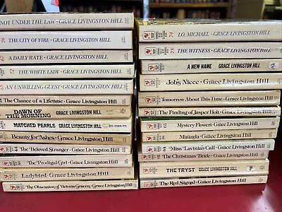 Grace Livingston Hill Vintage 1970s & 80's Paperbacks Romance Novels Lot Of 25 • $39.99