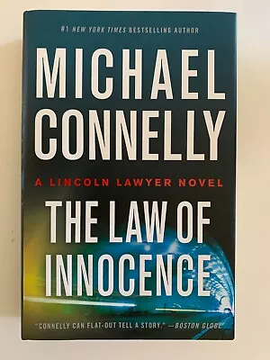 The Law Of Innocence : A Lincoln Lawyer Novel *SIGNED* Michael Connelly *NEW* • $49.95