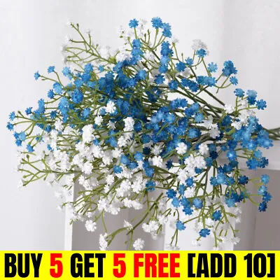 Artificial Fake Gypsophila Silk Flowers Home Party Bouquet Bridal Wedding Decor • £3.99