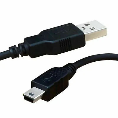 1m 2m 3m MINI USB Cable Sync & Charging Lead Type A To 5 Pin B Phone Charger • £3.40