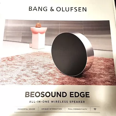 Bang & Olufsen Beosound Edge Wireless Speaker Ture 360° Sound - Aluminum Natural • $2299