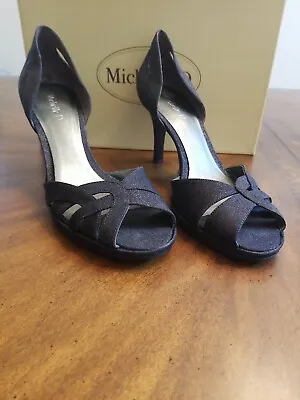 Michelle D Black Heels Shoes Size 9M • $20