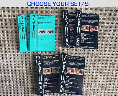 (2 Pk.) MAC COSMETICS FOR EYES (full Sized): CHOOSE YOUR SET/S • $35