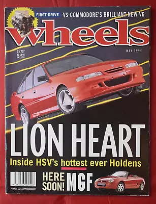 Wheels May 1995 Toyota Supra Ferrari F50 HSV Ford Fairlane Holden Statesman • $15