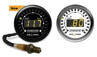 $195 • Buy Innovate 39180 MTX-L PLUS Air Fuel A/F Ratio Gauge Kit 8' Cable Bosch LSU4.9 O2