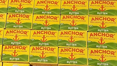 10 25 Or 50 Size 7 Individual Foil Wrapped Anchor Single Butter Portions • £6.95